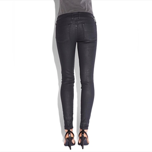 Lucky Brand Charlie Super Skinny Coated Jeans - Picture 3 of 16